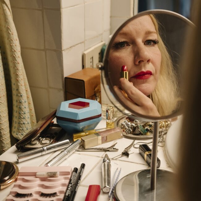 Sandra Hüller als Ingeborg Bachmann